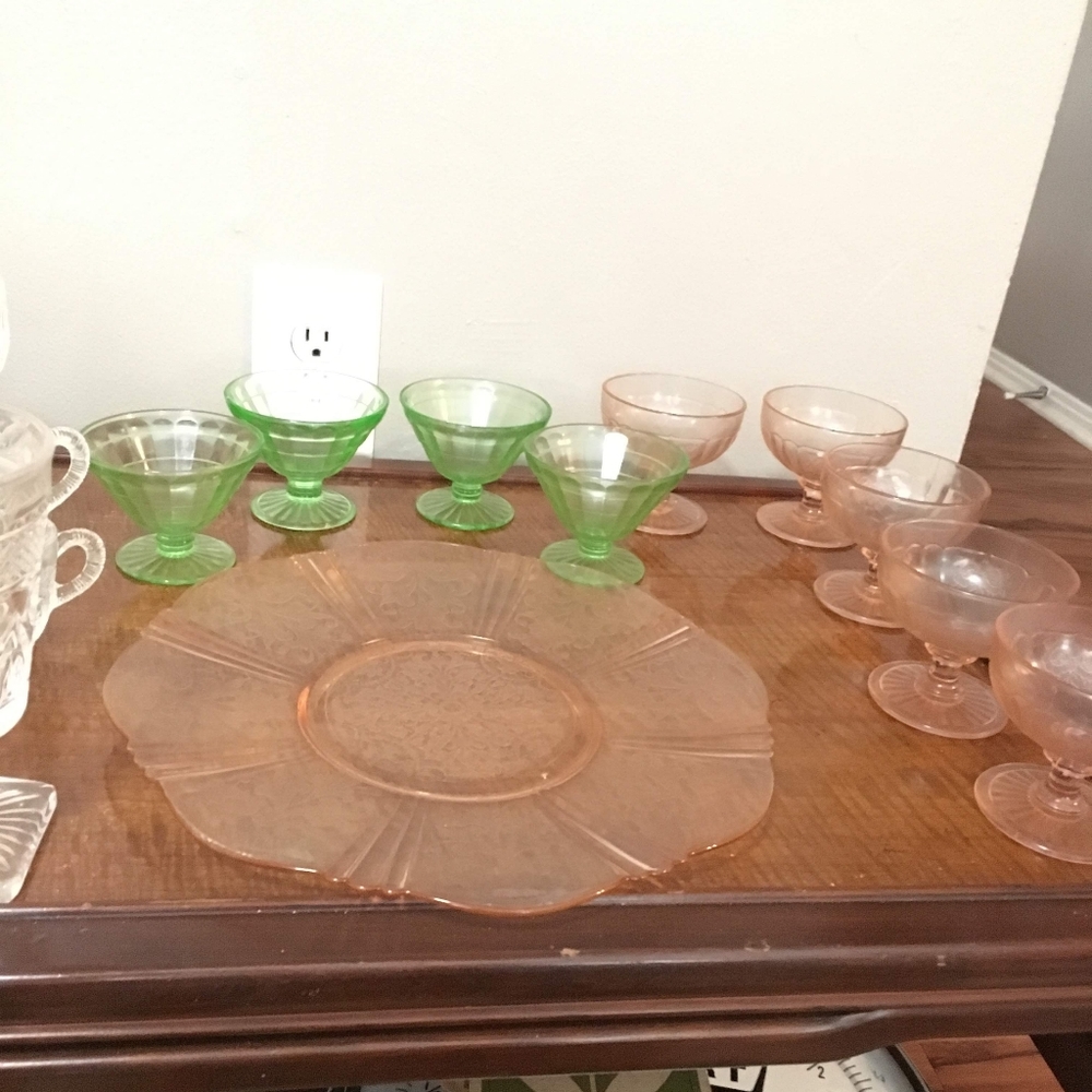 Antique depression flat wear.